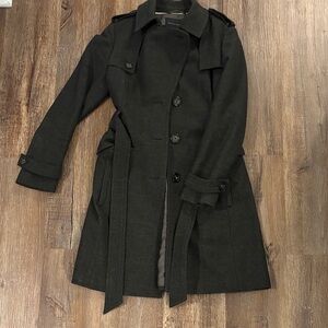 Banana Republic Dark Green Trench Coat